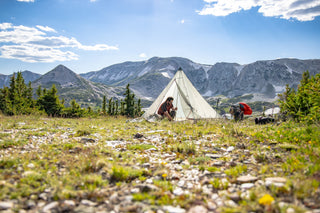 Camping in the mountains