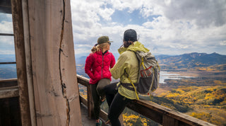 Resting with a mountaintop view