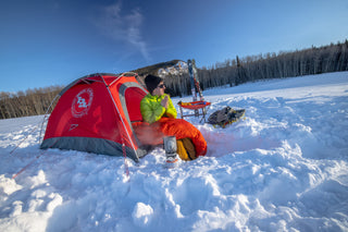 Winter Camping with a Shield 2