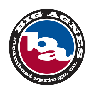 9" Logo Sticker | Big Agnes | Big Agnes Canada