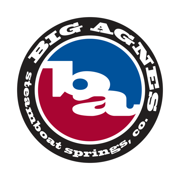 9" Big Agnes Logo Sticker Solo