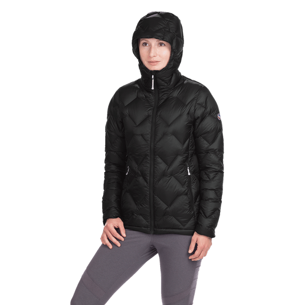 COLUMBIA Puffect™ Long Jacket, Black Women's Shell Jacket