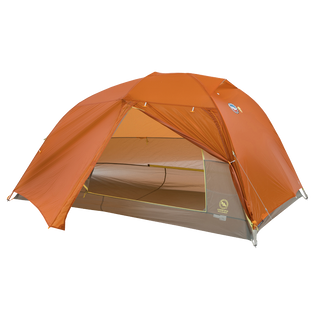 Orange and beige Copper Spur UL3 mtnGLO® tent on a white background