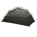 Black Copper Spur UL3 mtnGLO® camping tent with mesh sides on a white background