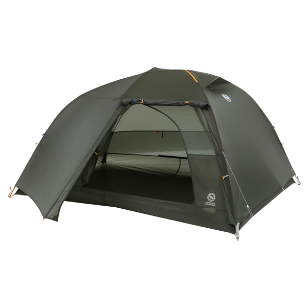 Green Copper Spur UL3 Bikepack camping tent on a white background