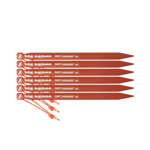 Dirt Dagger™ UL 6-pack Tent Stakes | Big Agnes