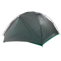 The Big Agnes Canada Sarvis VST 2 is a green, dome-shaped ultralight tent made from Hyperbead fabric with a rainfly, shown on a plain white background. Its streamlined design looks spacious and sturdy—perfect for lightweight camping.