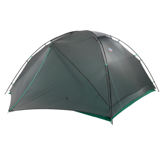 The Big Agnes Canada Sarvis VST 2 is a green, dome-shaped ultralight tent made from Hyperbead fabric with a rainfly, shown on a plain white background. Its streamlined design looks spacious and sturdy—perfect for lightweight camping.