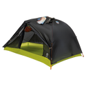 Black and green Tiger Wall UL2 Bikepack tent with a brand logo on a white background