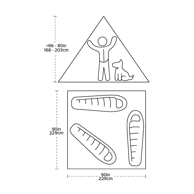 big agnes pyramid tent Gold Camp 3 Tarp Pyramid-Style Shelter | Big Agnes