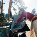 Housse isolante - Chaise de camping Big Six en action