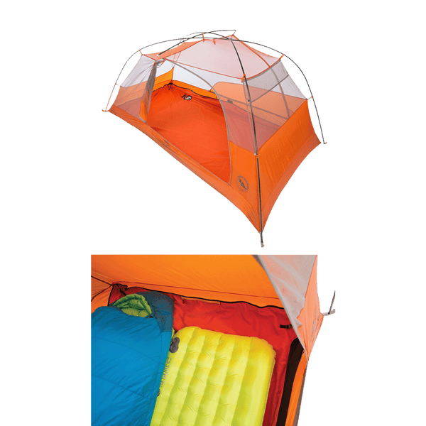 Protection du sol de la tente avec la tente